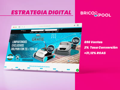 Brico&Pool: Estrategia Digital - SEM y Social Ads - Publicidad Online