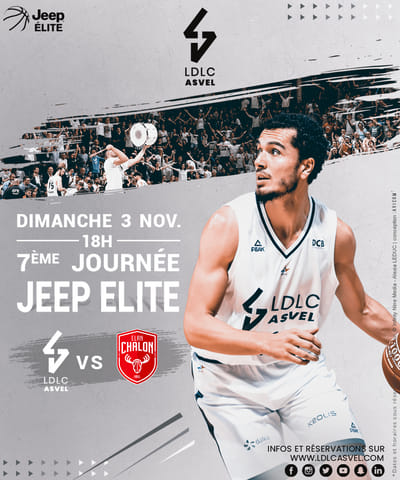Création charte graphique, visuelle | LDLC ASVEL - Publicité