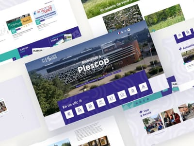 Mairie de Plescop, Morbihan - Création de site internet