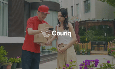Couriq - Removing Friction from Parcel Booking and Tracking - Diseño Gráfico