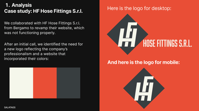 Website for HF Hose Fittings s.r.l - Website Creation