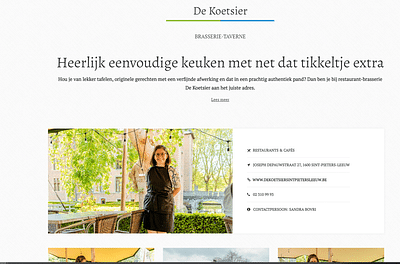 Website voor Pajottenland+ - Webseitengestaltung