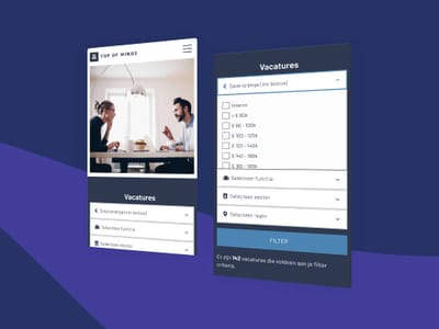 Samenwerking met Top of minds - Website Creation