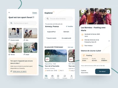 Une app pour ne plus faire de sport seuls - Identidad Gráfica