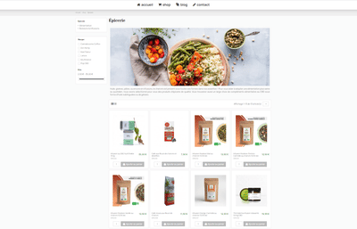 Site E-commerce pour un concept store spécialisé - E-commerce