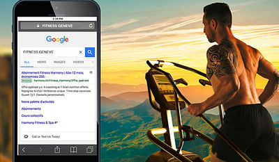 Campagne Google Ads pour une chaine de fitness - Onlinewerbung