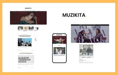 MUZIKITA. - Website Creatie