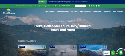 Mount Elegance Treks and Expedition | Travel Agency In Nepal - SEO