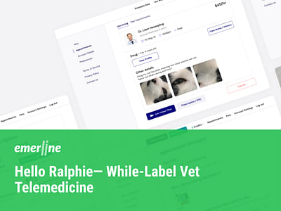 While-Label Vet Telemedicine Solution - Applicazione web