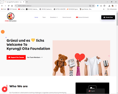 Kyrungji Oita Foundation - Website Creation