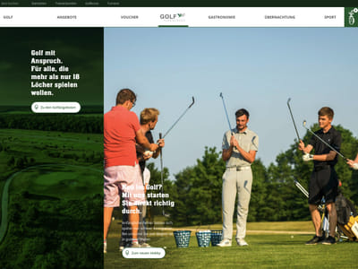 Golf Fleesensee – Markenrelaunch & WooCommerce-Onlineshop - E-Commerce