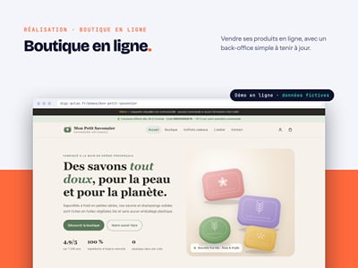Boutique en ligne - Création de site internet