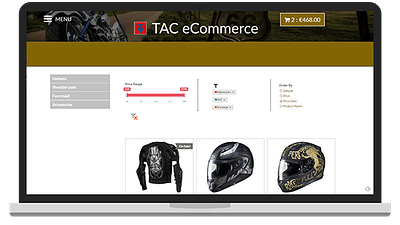 WEBSITE 'ECOMMERCE.TAKEAWAYCODE.COM' - E-commerce