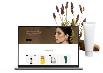 Website and Social Media for Beauty Brand - Web Application