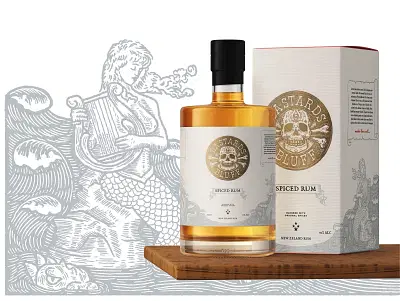 Bastard's Bluff Rum - Packaging - Identité Graphique
