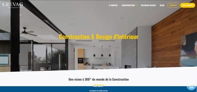 Refonte d'un site d'architecture - Application web
