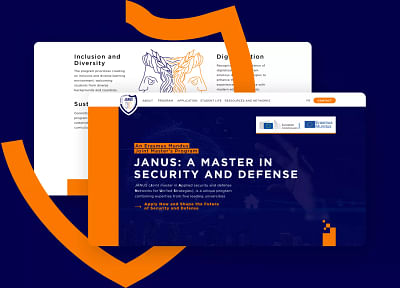 Master Program Erasmus Mundus - Branding & Website - Website Creation