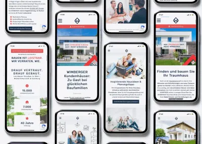 SEO, SEA, Social Ads & Webanalyse für WIMBERGER Hausbau - Social media