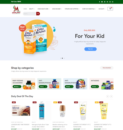 Islam Moenes Pharmacies (Ecommerce + Social Media) - E-Commerce