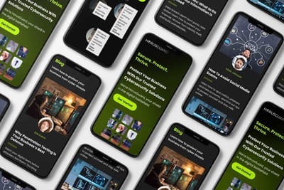 Cybersecurity Web Design - Création de site internet