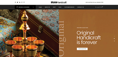 iranhandcraft store - Création de site internet