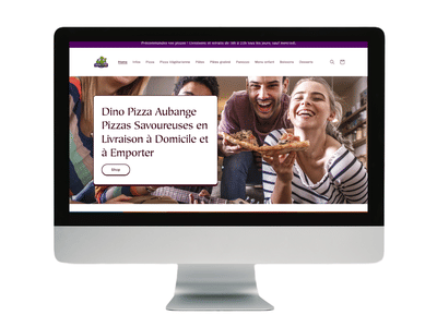 Site Web Pizzeria - Création de site internet