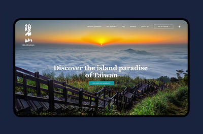 WildTaiwan Website - Création de site internet