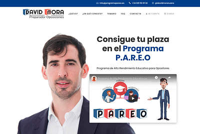 Desarrollo Web Proyecto Educativo - Programa PAREO - Marketing