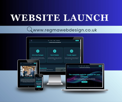 Regma Web Design website and branding - Website Creation