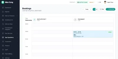 Pet Spa Management Software - Webseitengestaltung