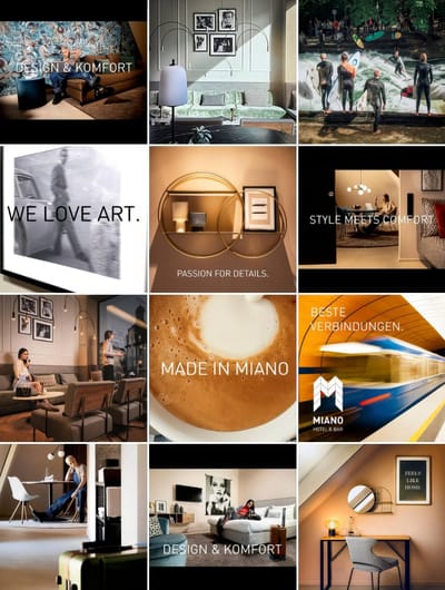 Miano Hotel - Social Media