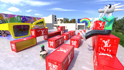 Miami Design District Men's Pop-up - Louis Vuitton - 3D