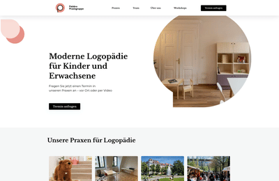 Relaunch Website | Palabra Logopädie Praxisgruppe - Création de site internet