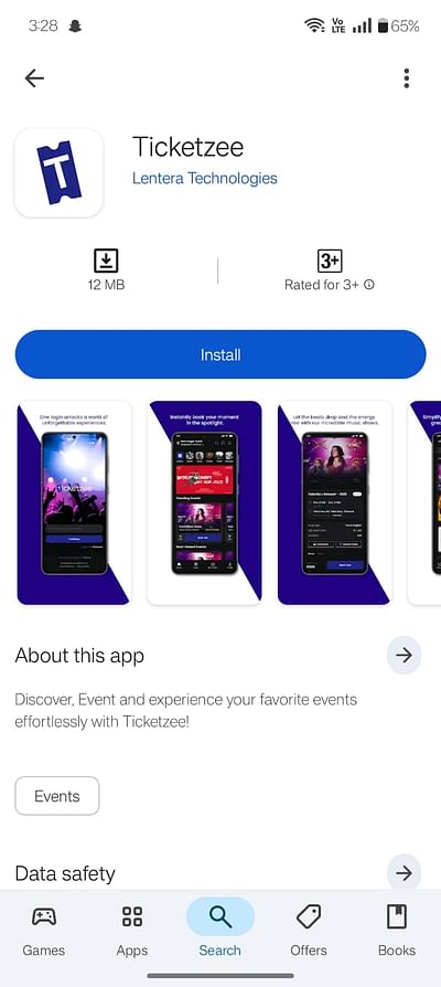 TicketZee - Mobile App