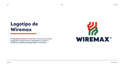 Identidad visual - WIREMAX - Branding & Positionering