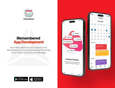 iRemembered App Development - Administration web