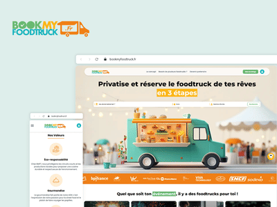 Book My Food Truck - Création de site internet