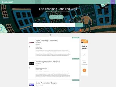 Creativepool - digital platform - Software Ontwikkeling