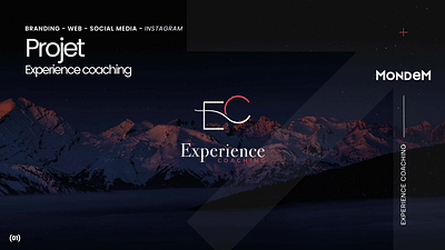Experience Coaching - Identité visuelle -WEB -RRS - Branding & Posizionamento
