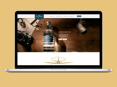 De Havilland Gin - Website Creatie