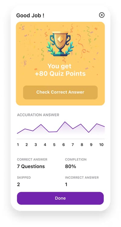 Gamified Employee Knowledge App with Personalised Learning - Mobile App