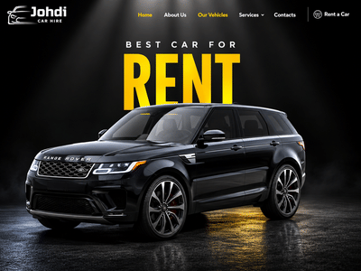 Johdi Car Hire Web Development Project - Website Creatie