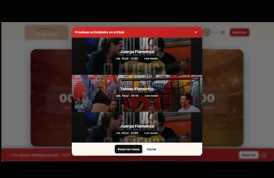 Website, Social Media and Event Promotion for Club Español de Québec - Website Creatie