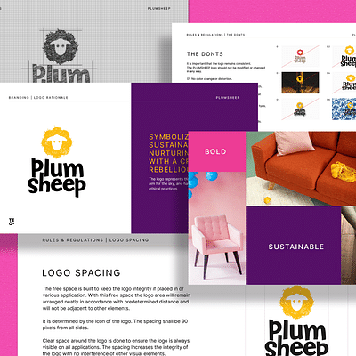 Complete Branding for Plumsheep - Image de marque & branding