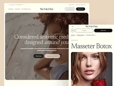 Research-Led Website Design for Aesthetic Clinic - Intelligence Artificielle