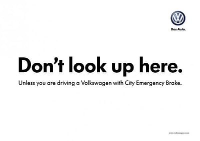 DON'T LOOK UP HERE - Werbung