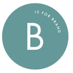 B is for Brand logo