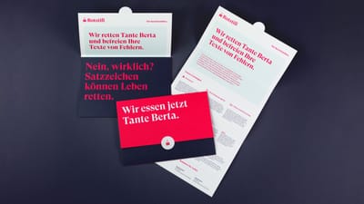 Corporate Design for Rotstift AG - Application web