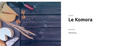 Marketing Case for Le Komora - Référencement naturel