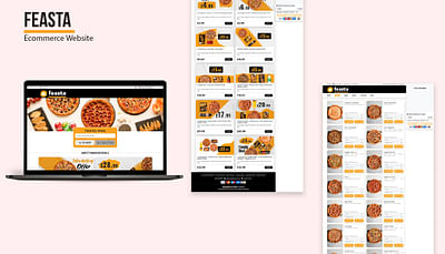 Feasta - Online Pizza Delivery Website - E-commerce